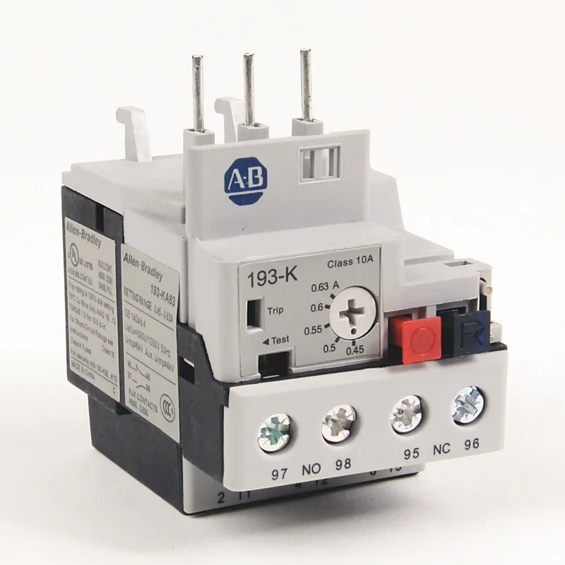 Rockwell Automation / Allen-Bradley 193-KA63 – 0.45-.63 A IEC Bimetallic Overload Relay