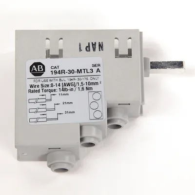 Rockwell Automation / Allen-Bradley 194R-30-MTL3 – 194R 30 Ampere Multi-tap Terminal Lugs