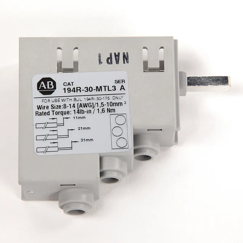 Rockwell Automation / Allen-Bradley 194R-30-MTL3 – 194R 30 Ampere Multi-tap Terminal Lugs — photo 1 of 2