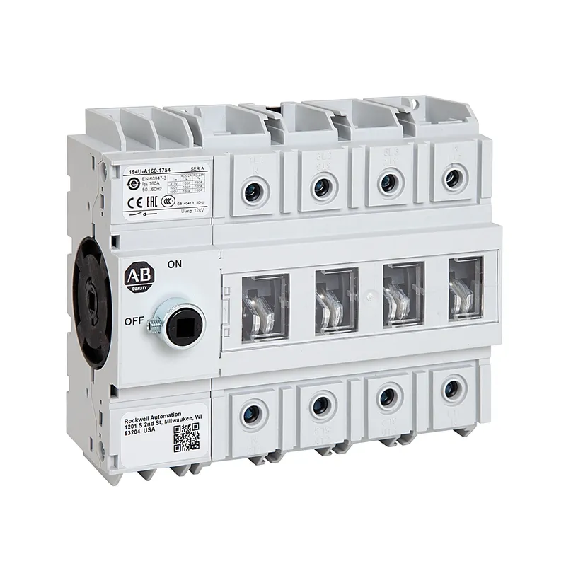 Rockwell Automation / Allen-Bradley 194U-A160-1753 – 194U 160A Base /DIN Mount Disconnect