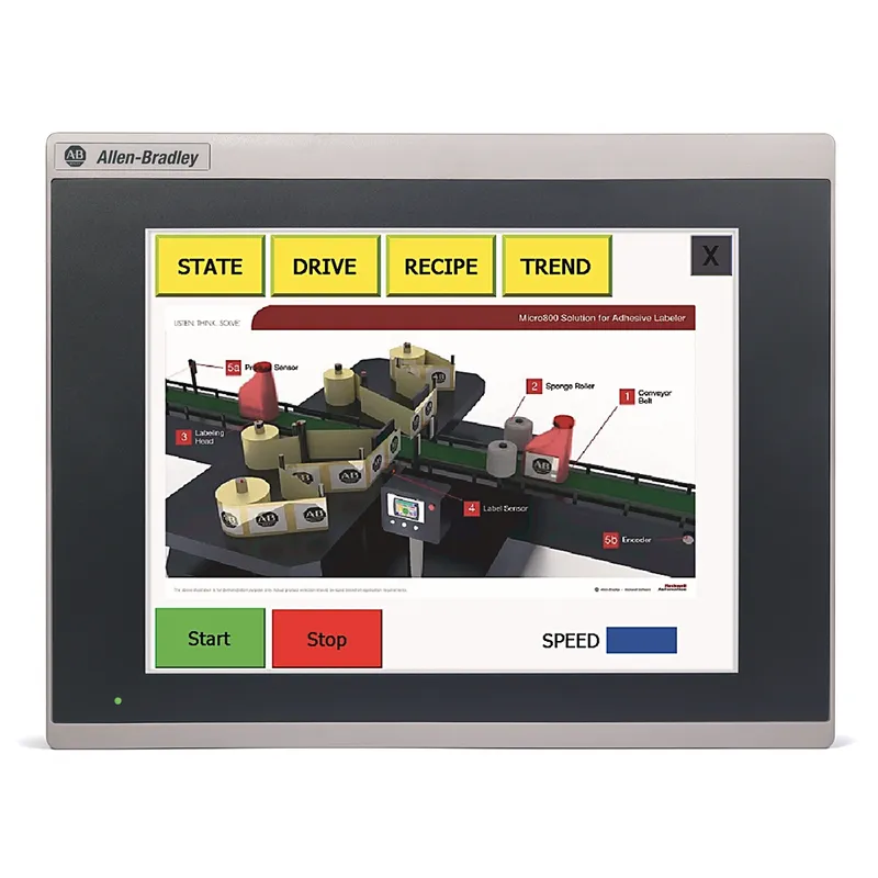Rockwell Automation / Allen-Bradley 2711R-T10T – PANELVIEW 800 10.4-INCH HMI TERMINAL