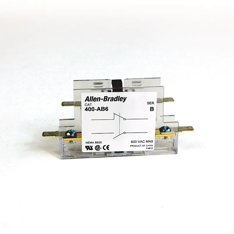 Rockwell Automation / Allen-Bradley 400-AB6 – NO/NC 3P 50-90 Amp Auxiliary Contact