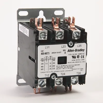 Allen-Bradley 400-NX78 – DEFINITE PURPOSE CONTACTOR Allen-Bradley 400-NX78 – DEFINITE PURPOSE CONTACTOR
