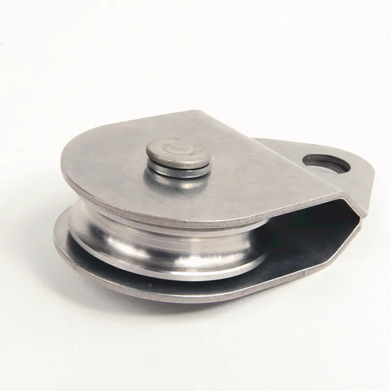 Rockwell Automation / Allen-Bradley 440E-A13205 – Stainless Steel Inside Corner Pulley — photo 1 of 2