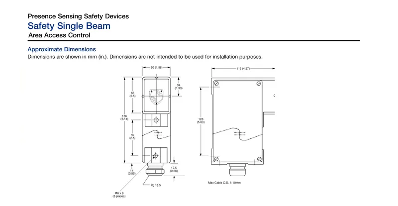 Rockwell Automation / Allen-Bradley 440L-T4F2070-Q – AAC Safety Single Beam Transmitter — photo 4 of 5