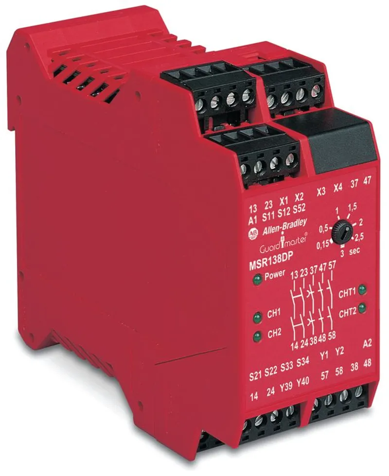 Rockwell Automation / Allen-Bradley 440R-M23143S – Guardmaster MSR138DP Safety Relay — photo 2 of 2