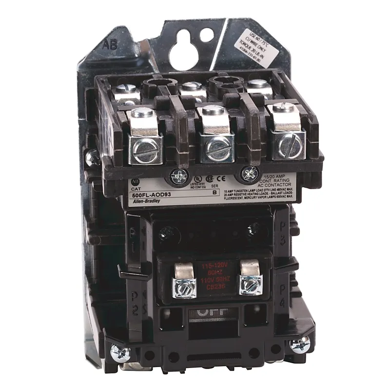 Rockwell Automation / Allen-Bradley 500FL-BOD93 – NEMA Size 1 Feed Thru Lighing Contactor — photo 1 of 2