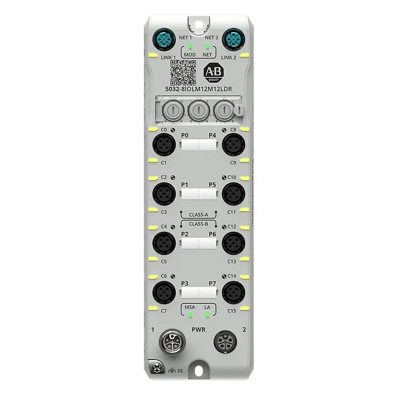 Rockwell Automation / Allen-Bradley 5032-8IOLM12M12LDR – 5032 8Ch IO-Link master M12 L coded — photo 1 of 2
