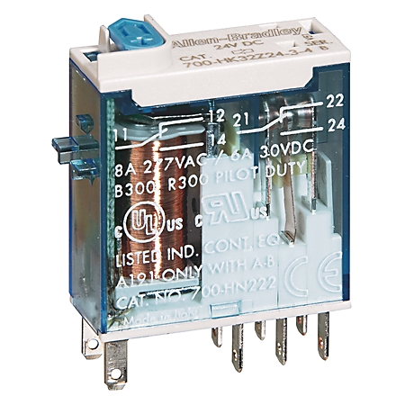 Rockwell Automation / Allen-Bradley 700-HK32A24-4 – 24V 50/60Hz GP Slim Line Relay — photo 2 of 2