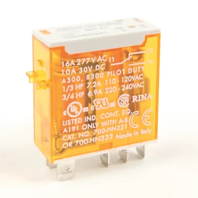 Rockwell Automation / Allen-Bradley 700-HKM6A1 – SPDT Plug In 120 V Relay