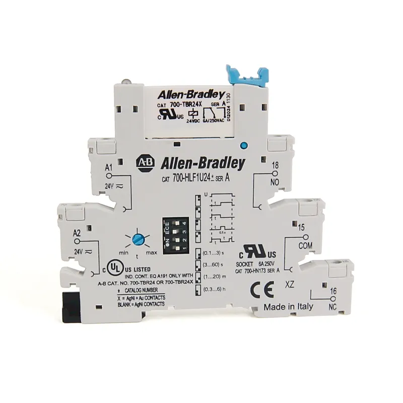 Rockwell Automation / Allen-Bradley 700-HLF1U24X – 24V ACDC Gold TRM Block Timing Relay — photo 1 of 2