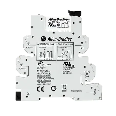 Rockwell Automation / Allen-Bradley 700-HLT2U48 – 48 V AC/DC GP Terminal Block Relay