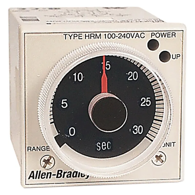 Rockwell Automation / Allen-Bradley 700-HRM12TU24 – Tube Base Dial Timing Relay — photo 2 of 3