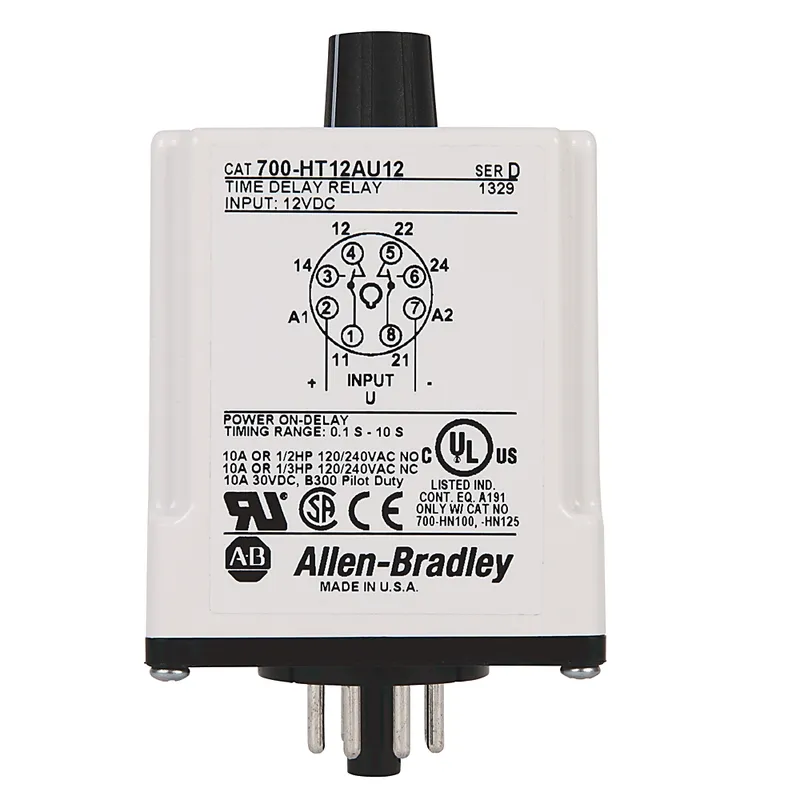 Rockwell Automation / Allen-Bradley 700-HT12EU24 – Tube Base Timing Relay — photo 1 of 2