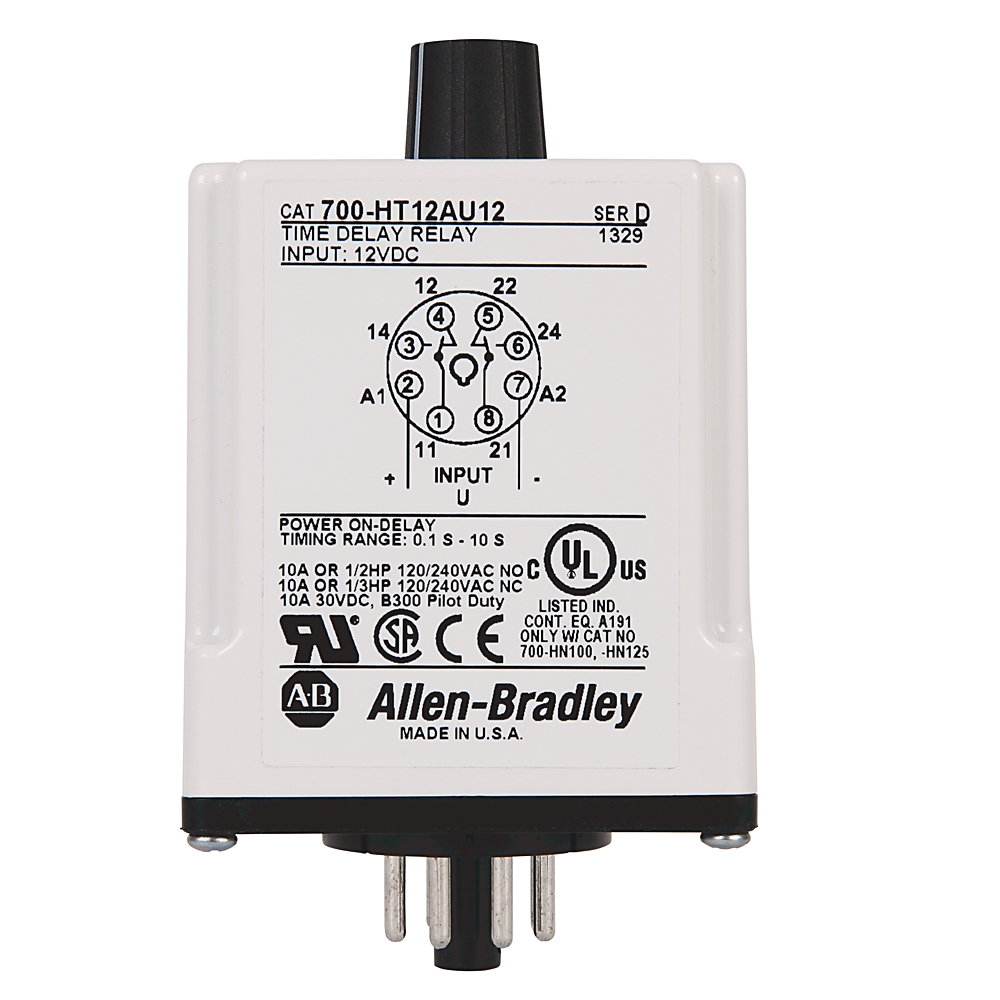 Rockwell Automation / Allen-Bradley 700-HT22BA2 – Tube Base Timing Relay — photo 1 of 2