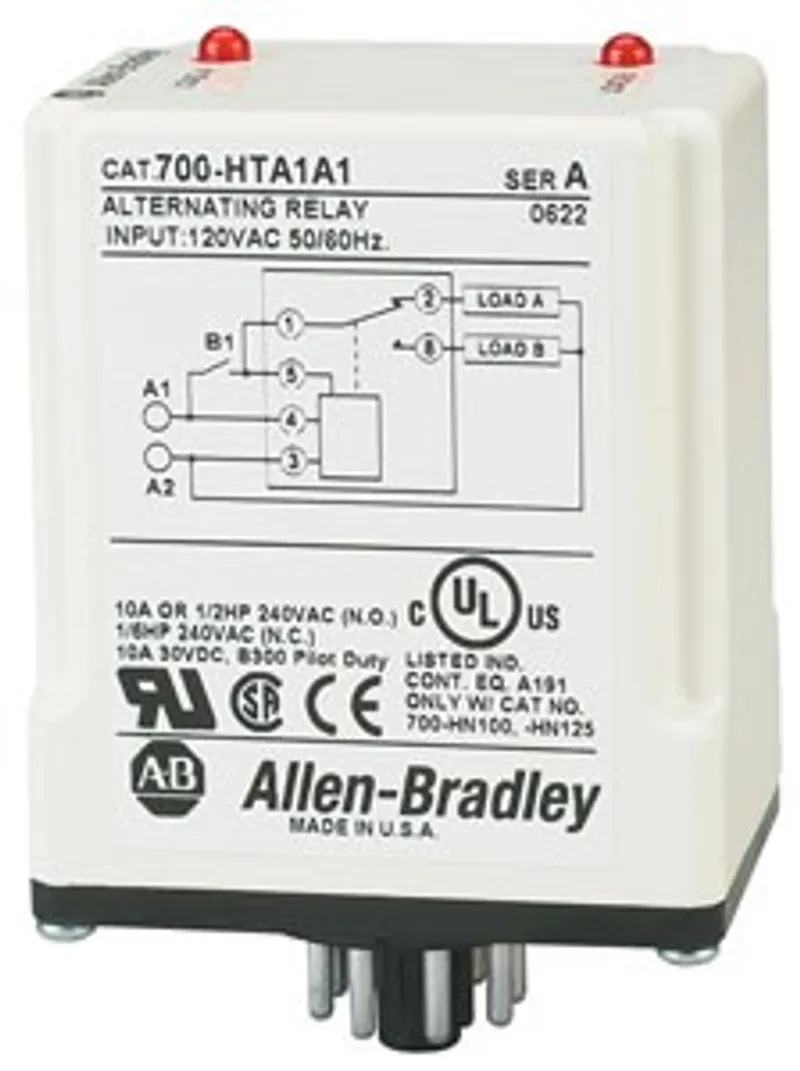 Rockwell Automation / Allen-Bradley 700-HTA2A1 – GP Alternating Relay — photo 2 of 2