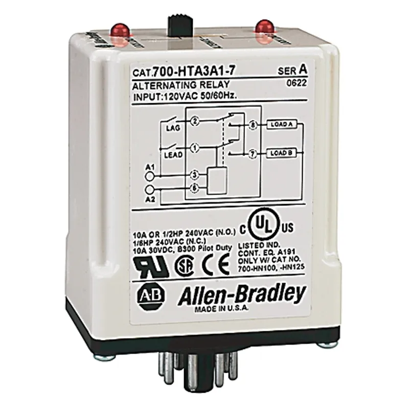 Rockwell Automation / Allen-Bradley 700-HTA2A2-7 – GP Alternating Relay — photo 2 of 2