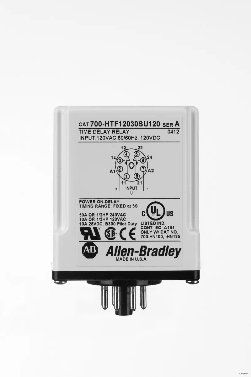 Rockwell Automation / Allen-Bradley 700-HTF12100MA2 – Tube Base Timing Relay — photo 2 of 2