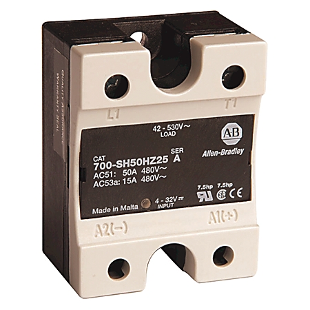 Rockwell Automation / Allen-Bradley 700-SH25HZ25 – 4...32V DC Hockey Puck Solid State Relay — photo 2 of 2