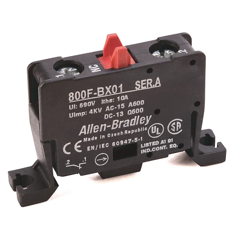Rockwell Automation / Allen-Bradley 800F-BX01 – 22mm Contact Block 800F PB