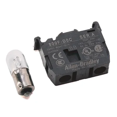 Allen-Bradley 800F-D3C – 22mm Incandescent Module 800F PB Allen-Bradley 800F-D3C – 22mm Incandescent Module 800F PB