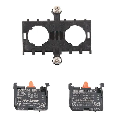 Rockwell Automation / Allen-Bradley 800F-LX20C – 22mm Contact Block 800F PB