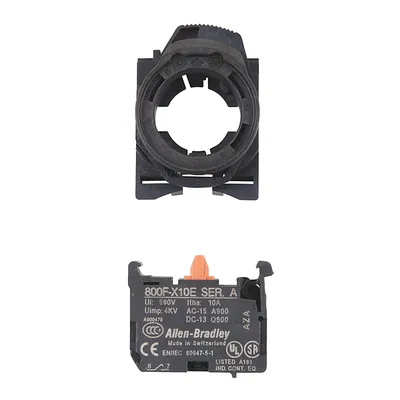 Allen-Bradley 800F-PX10E – 22mm Back of Panel Composite 800F PB Allen-Bradley 800F-PX10E – 22mm Back of Panel Composite 800F PB