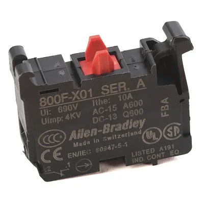 Rockwell Automation / Allen-Bradley 800F-X01-BP – 22mm Contact Block 800F PB