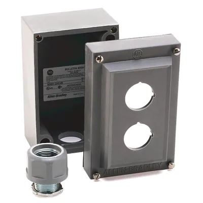 Rockwell Automation / Allen-Bradley 800H-3HZ4R – 30mm Push Button Enclosure 800H PB