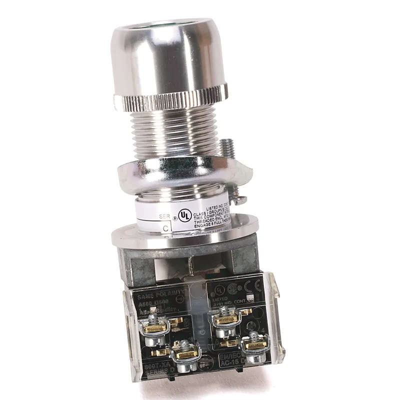 Rockwell Automation / Allen-Bradley 800H-AP2AY – Type 7_9 Momentary Push Button 800H PB