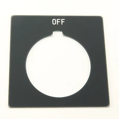 Allen-Bradley 800H-W118 – 30mm 800H OPEN Grey Legend Plate Allen-Bradley 800H-W118 – 30mm 800H OPEN Grey Legend Plate