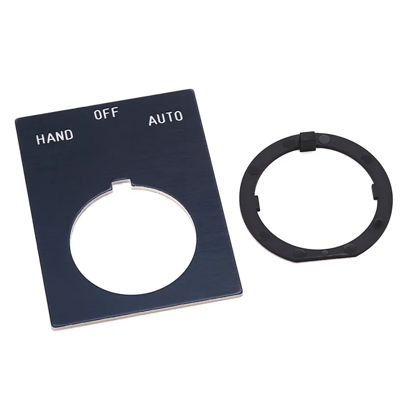 Rockwell Automation / Allen-Bradley 800H-W153 – 30mm 800H OPEN-OFF-CLOSE Grey Leg. Plate
