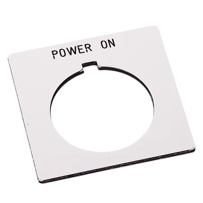Allen-Bradley 800H-W401 – 30mm 800H POWER ON White Legend Plate Allen-Bradley 800H-W401 – 30mm 800H POWER ON White Legend Plate