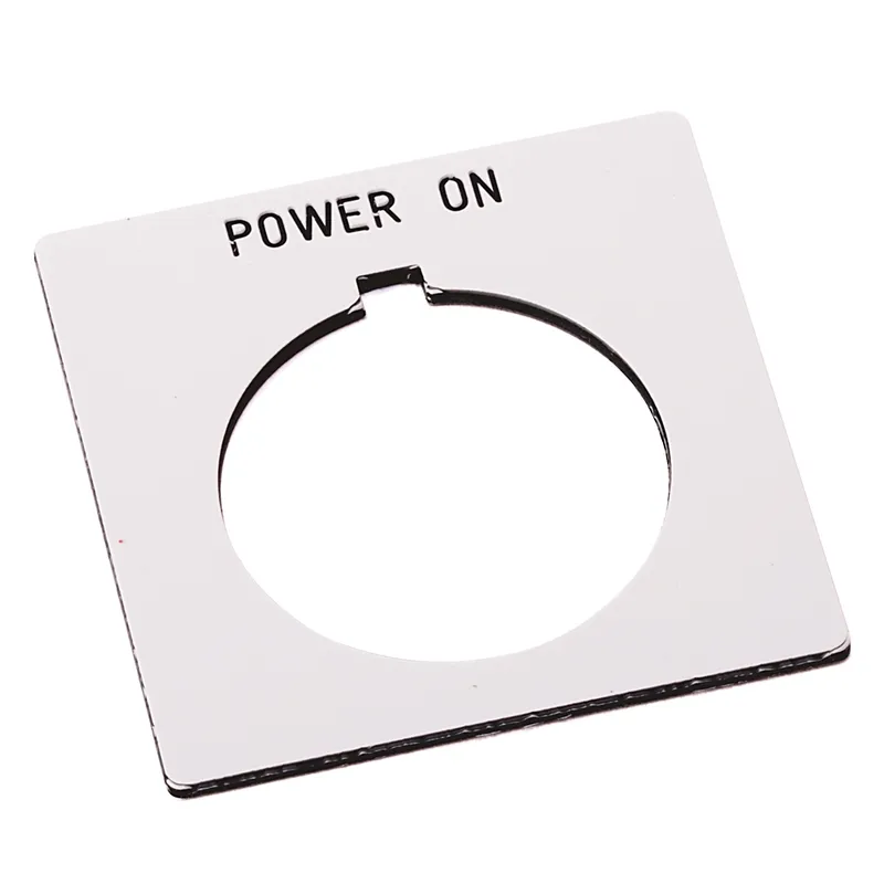 Rockwell Automation / Allen-Bradley 800H-W401 – 30mm 800H POWER ON White Legend Plate