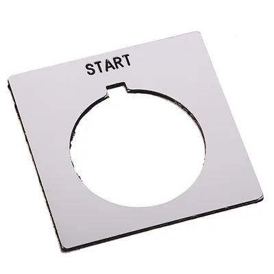 Rockwell Automation / Allen-Bradley 800H-W523F – 30mm 800H EN MARCHE White Legend Plate