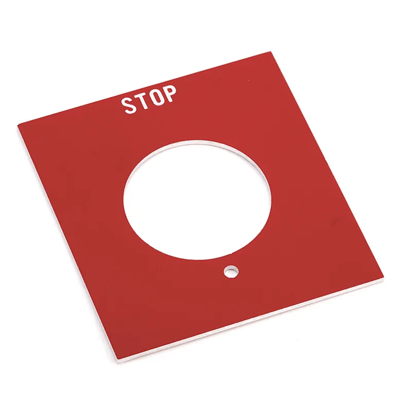 Rockwell Automation / Allen-Bradley 800H-Y50 – 800H PB STOP Standard Legend Plate