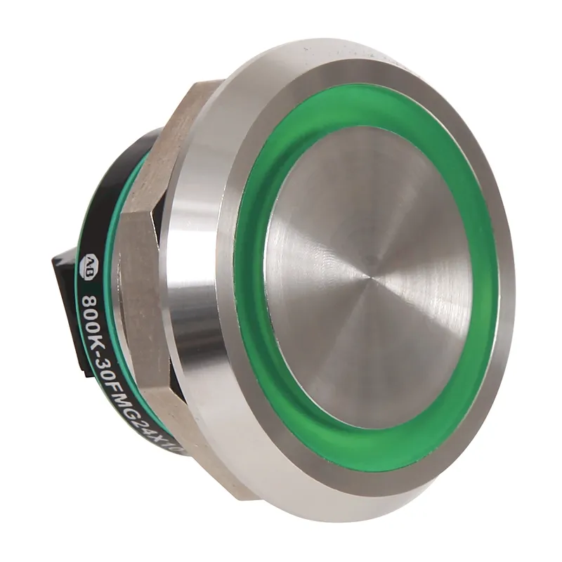 Rockwell Automation / Allen-Bradley 800K-30FMG24X10E100J – 30.5 mm Piezo Push Button