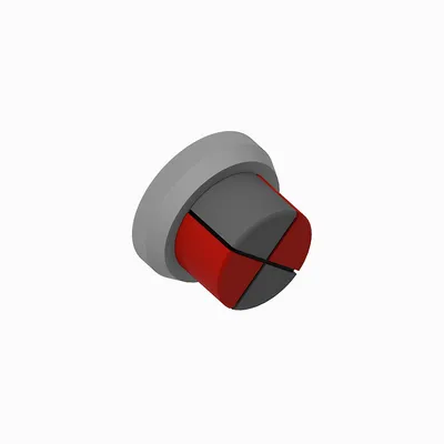 Rockwell Automation / Allen-Bradley 800T-N256LXRXR – 30 mm Cluster Pilot Light Cap 800T PB