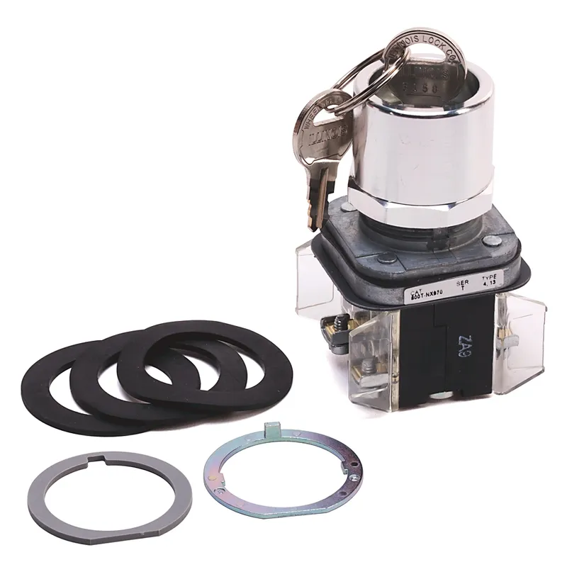 Rockwell Automation / Allen-Bradley 800T-NX970 – 30mm Cylinder Lock Push Button 800T PB