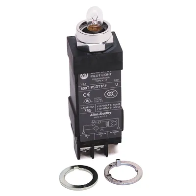 Allen-Bradley 800T-PSDT16R – 18mm Pilot Light 800T PB Allen-Bradley 800T-PSDT16R – 18mm Pilot Light 800T PB