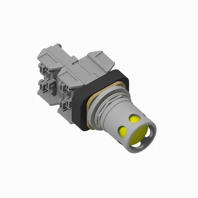 Rockwell Automation / Allen-Bradley 800T-QAH2YG1 – 30 mm Momentary Push-Button 800T PB