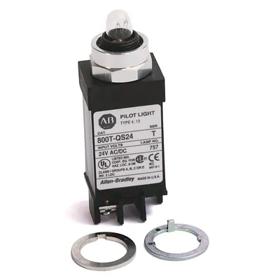 Allen-Bradley 800T-QS24B – 18mm Pilot Light 800T PB Allen-Bradley 800T-QS24B – 18mm Pilot Light 800T PB
