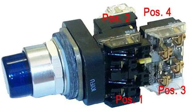 Rockwell Automation / Allen-Bradley 800T-QTH2BAF – 30 mm Pilot Light 800T PB — photo 2 of 3