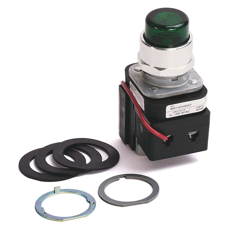 Rockwell Automation / Allen-Bradley 800T-QTH2GG1Y – 30mm Pilot Light 800T PB — photo 1 of 3