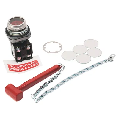 Allen-Bradley 800T-S6M – 30mm Break Glass Kit 800T PB Allen-Bradley 800T-S6M – 30mm Break Glass Kit 800T PB