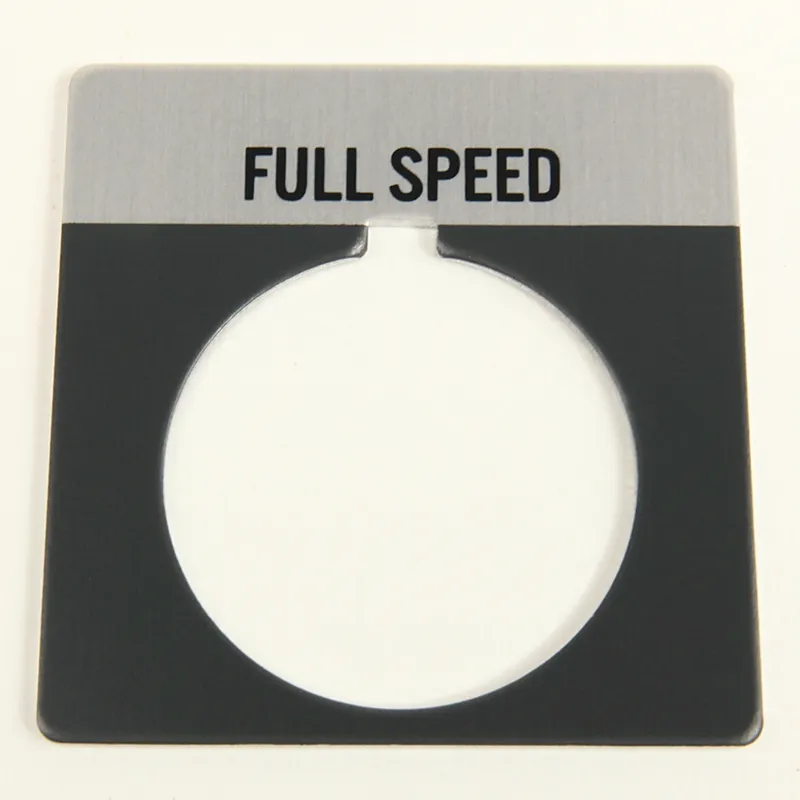 Rockwell Automation / Allen-Bradley 800T-X509 – 30mm 800T FULL SPEED Legend Plate