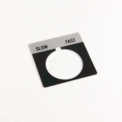Allen-Bradley 800T-X545 – 30mm 800T SLOW-FAST Legend Plate Allen-Bradley 800T-X545 – 30mm 800T SLOW-FAST Legend Plate