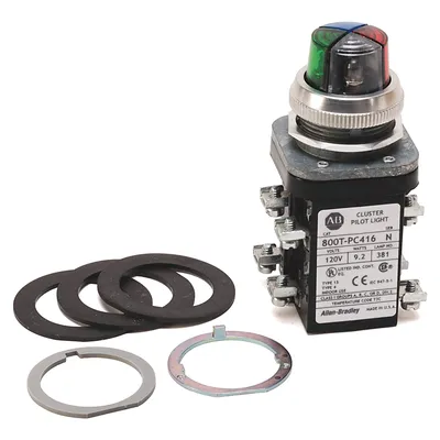 Rockwell Automation / Allen-Bradley 800TC-QCL424GGAG – 30mm Pilot Light 800T PB