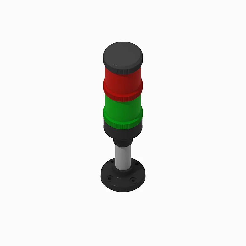 Rockwell Automation / Allen-Bradley 854KC-P10B24Y3L4 – Control Tower 60 mm Config Stack Light