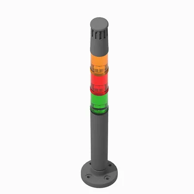 Rockwell Automation / Allen-Bradley 855D-P00SC20G24Y3Y4Y5P1 – Surface-Mount 30 mm Stack Light